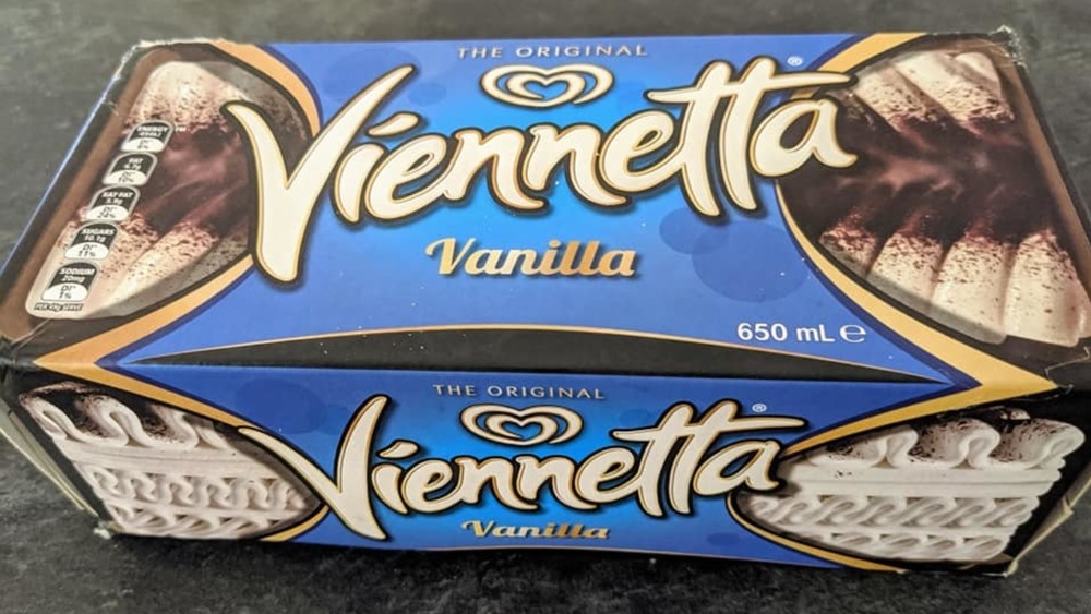 Viennetta ice cream cake box