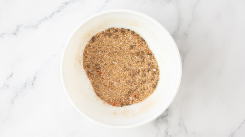 Seasoning blend in bowl