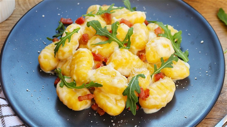 Plate of gnocchi