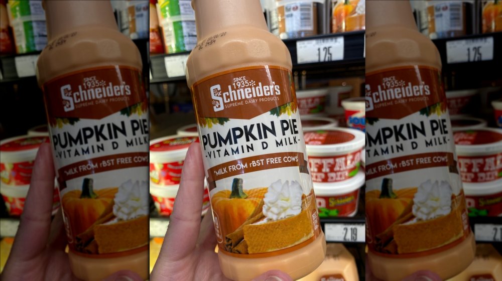 Schneider's Dairy Pumpkin Pie Milk