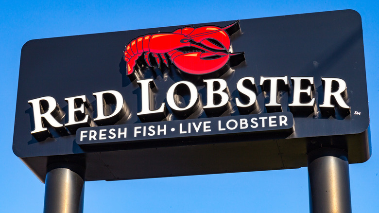 Red Lobster sign