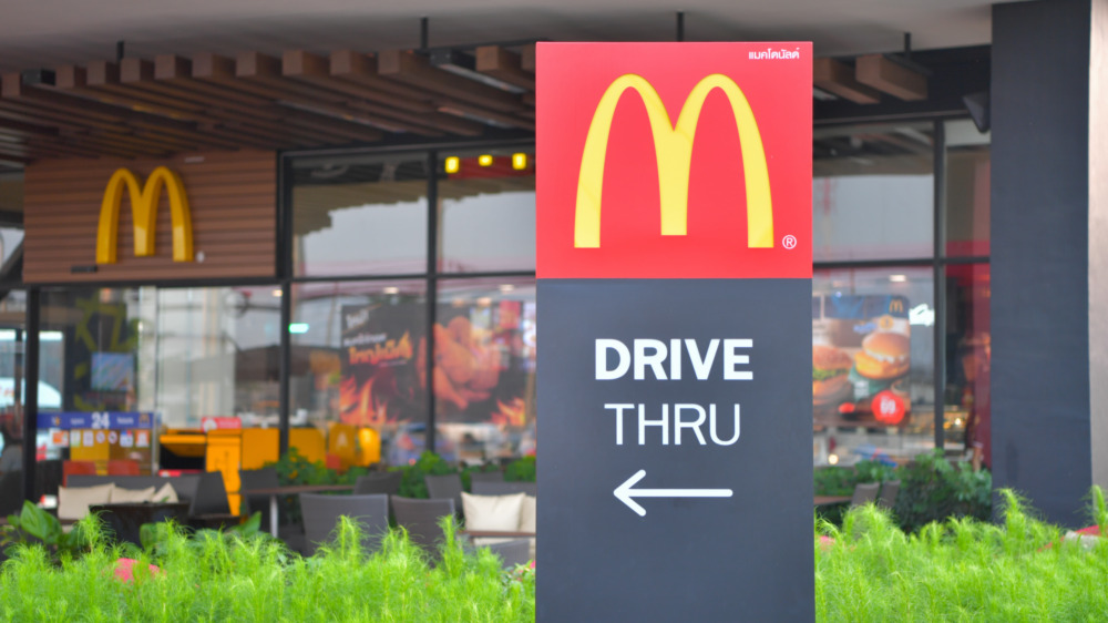 McDonald's Drive-Thru sign