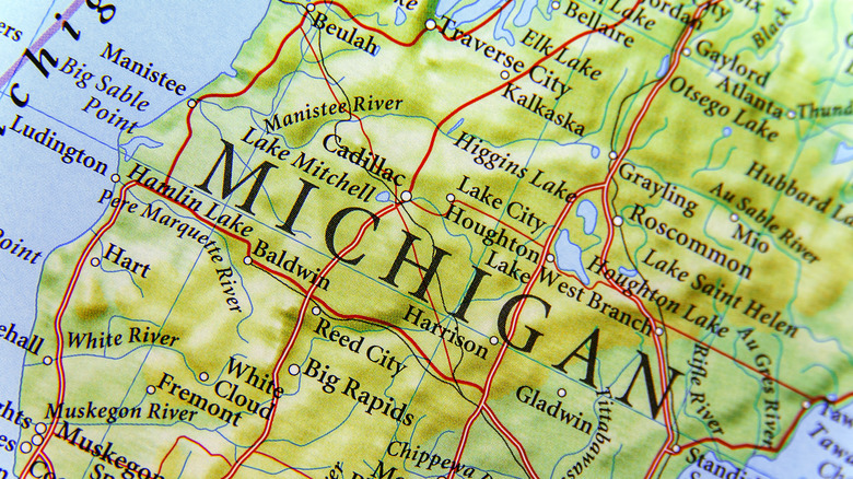 Map of Michigan