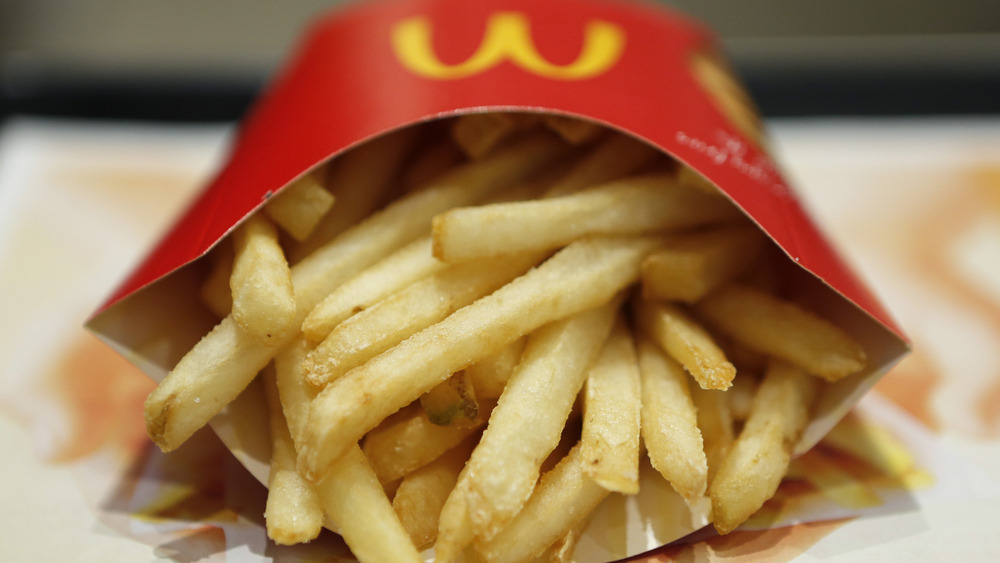 McDonald's fries in a container