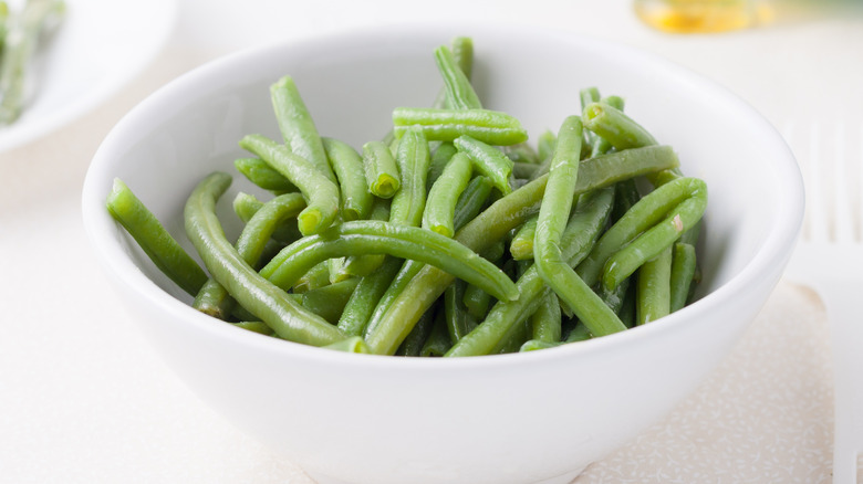 Cooked green beans