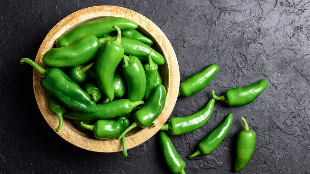 Bowl of jalapeños