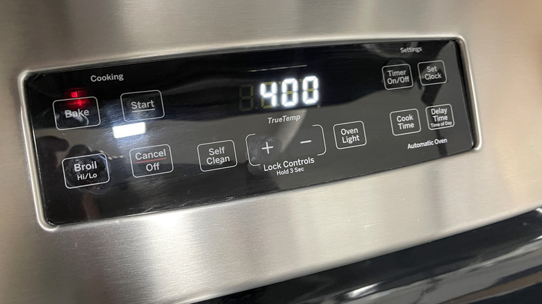 digital oven temperature display