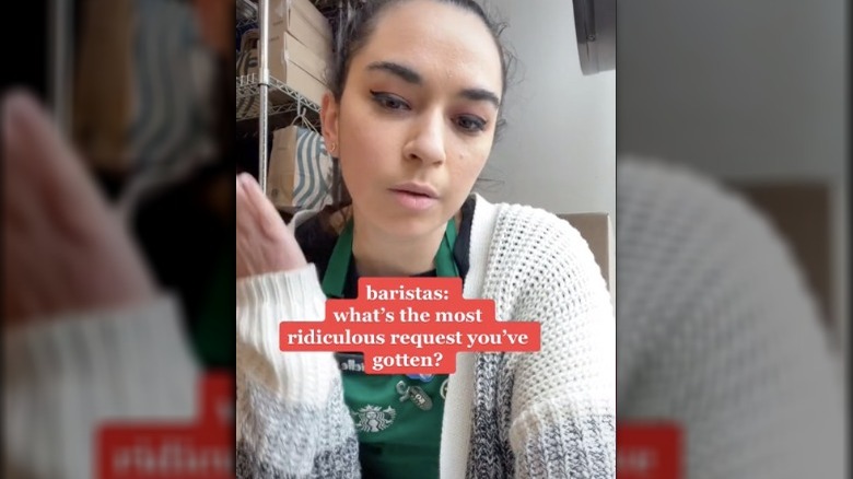 Screenshot from a TikTok video
