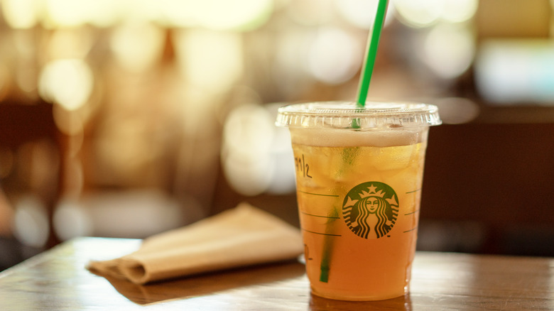 A Starbucks cup 