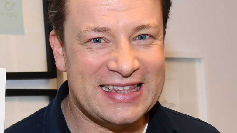 Jamie Oliver smiling