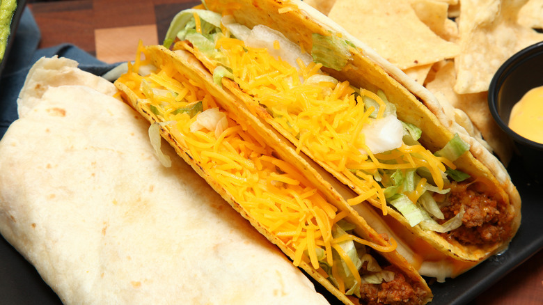 Taco Bell hard shell tacos