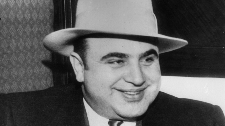 Al Capone smiling looking to the side