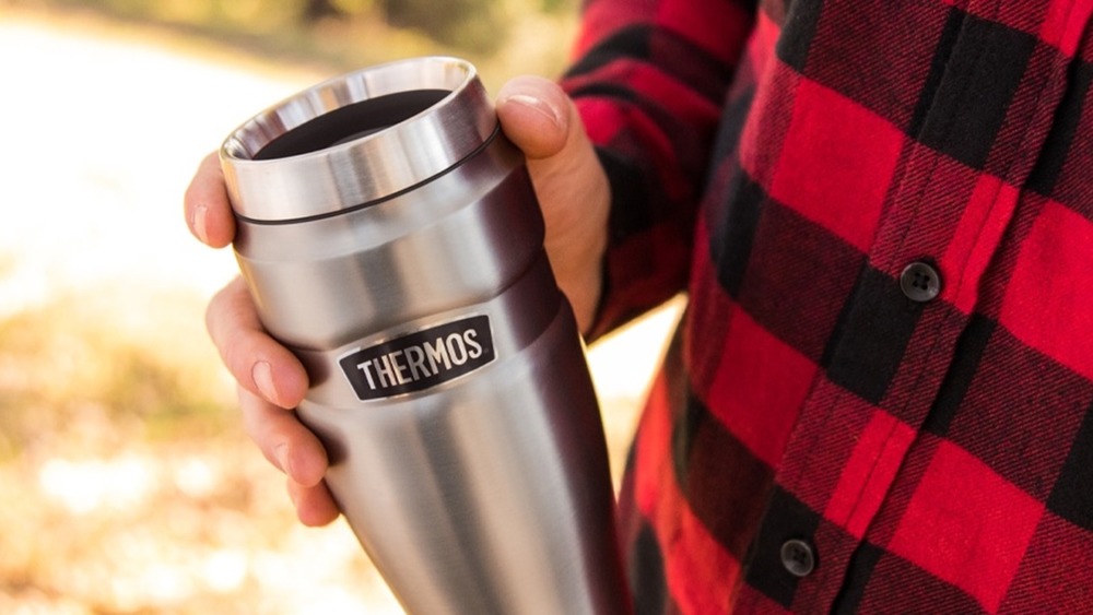 Man with Thermos