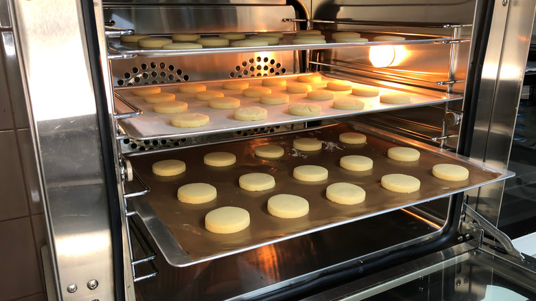 Sugar cookies with a spoon