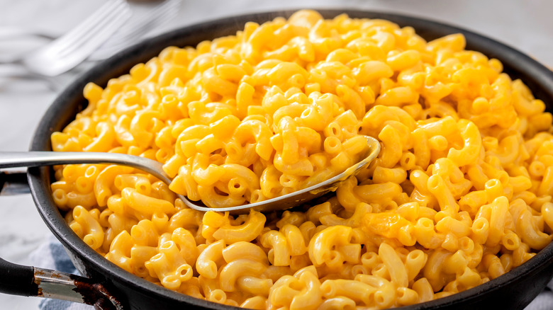 Mac and cheese in a bowl