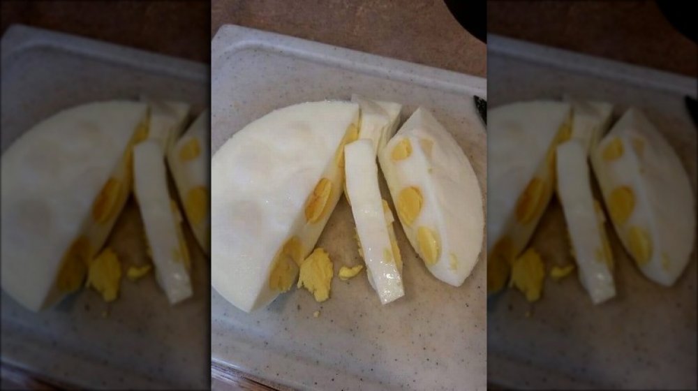 Egg hack for making egg salad