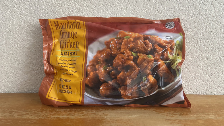 Bag of Trader Joe's Mandarin orange chicken