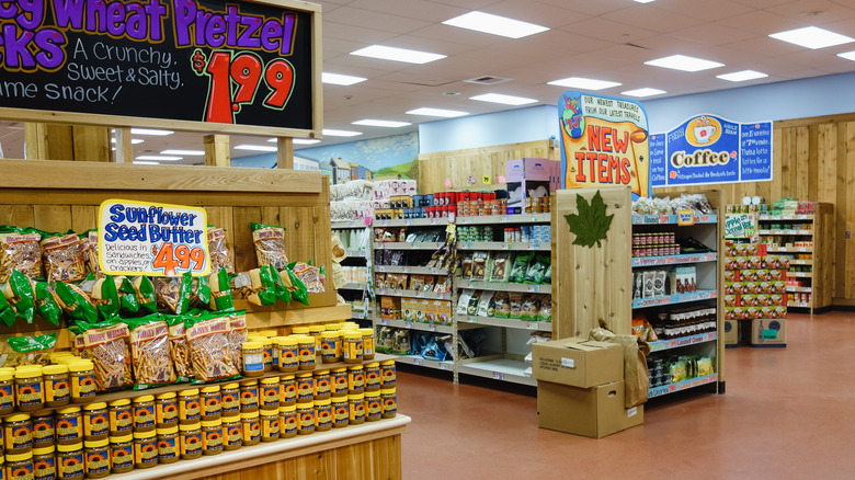 The aisles inside a Trader Joe's