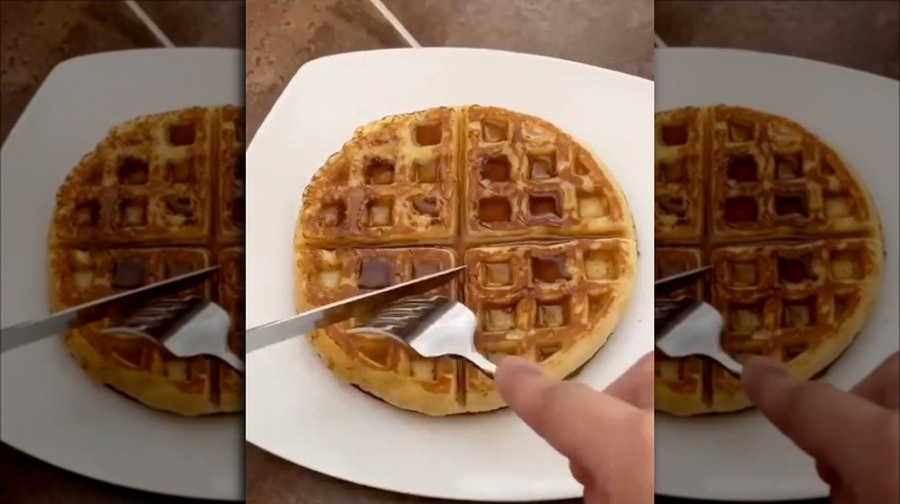Waffle, pancake, French toast combo