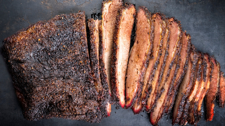 Sliced beef brisket