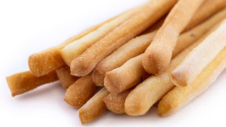 Basket of breadsticks