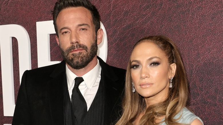 Jennifer Lopez and Ben Affleck side by side