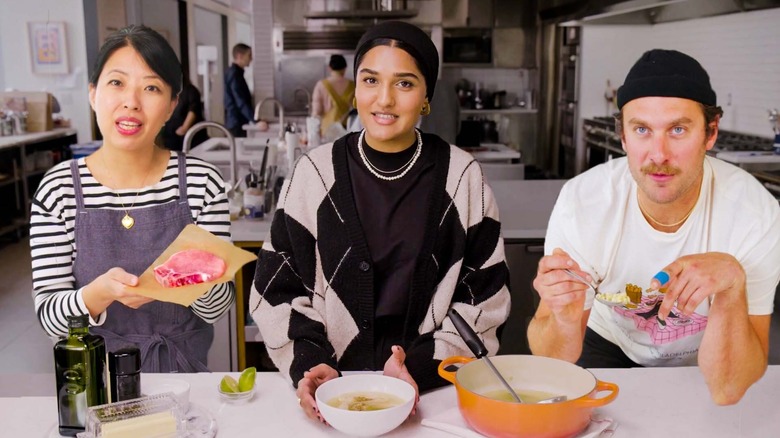 still from Bon Appétit test kitchen