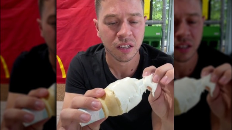 McDonald's ice cream pregnancy announcement