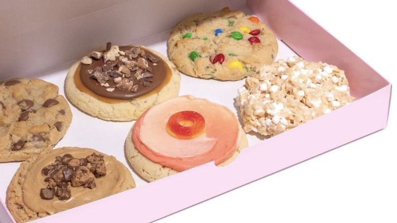 Crumbl Cookies box