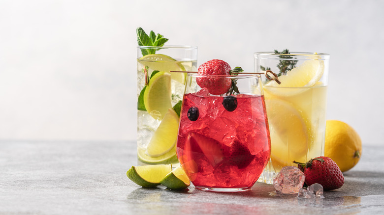 Mixed, infused cocktails