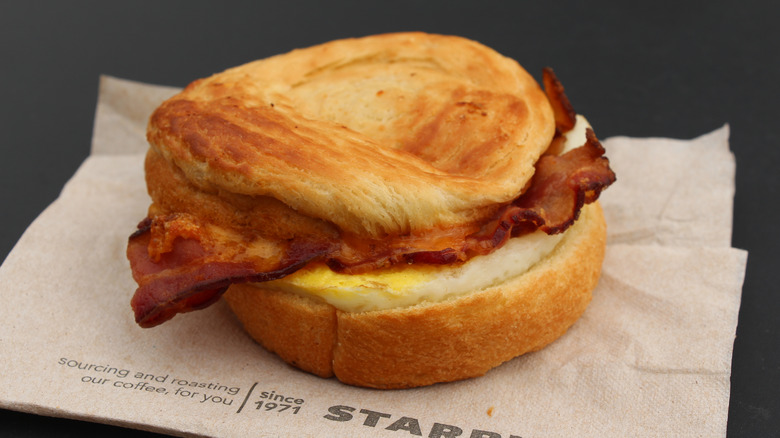 Starbucks breakfast sandwich