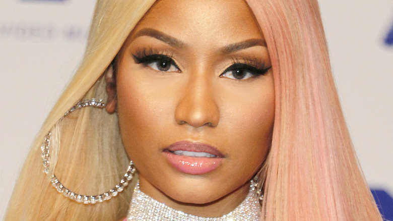 Nicki Minaj giant earrings