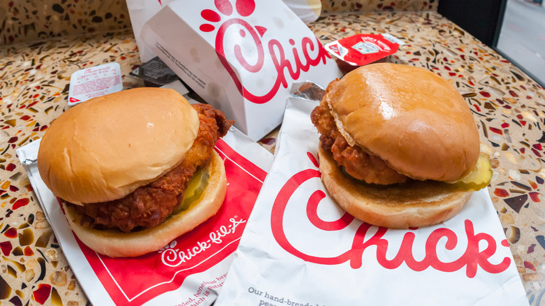 Chick-fil-A sandwiches