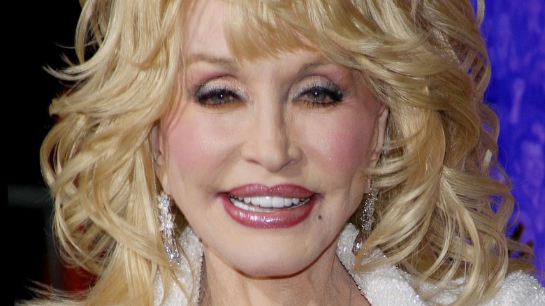 Dolly Parton smiling