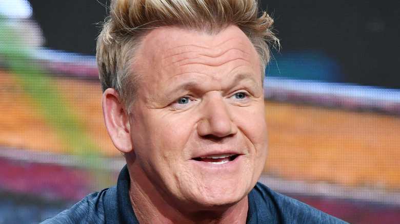 Closeup of Gordon Ramsay