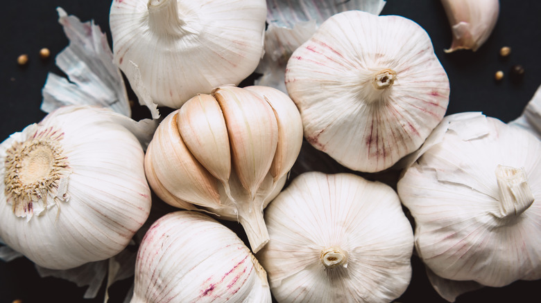 bulbs of garlic