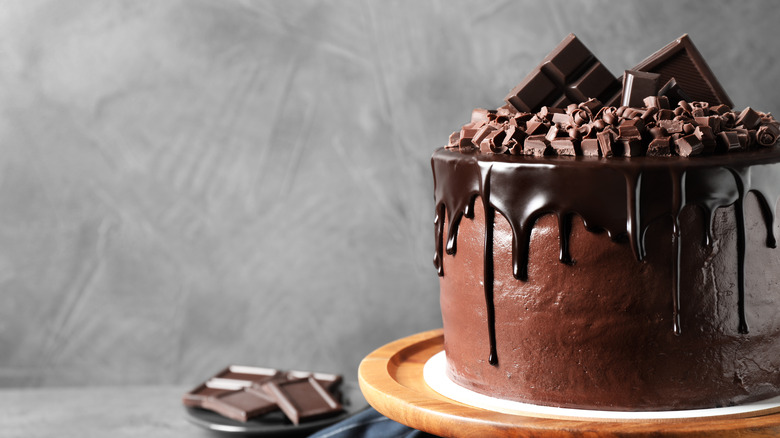 Chocolate birthday cake