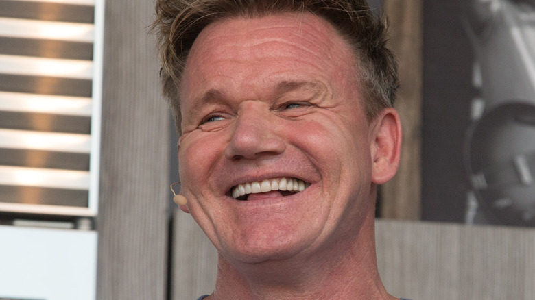 Gordon Ramsay smiling