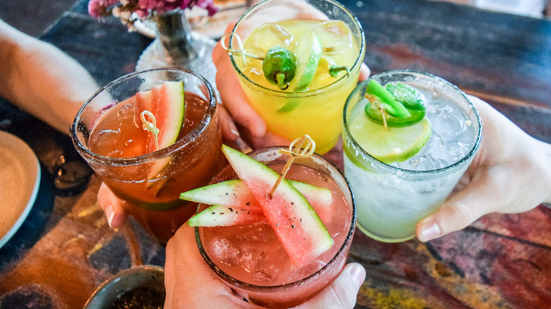 Fruity summer cocktails 