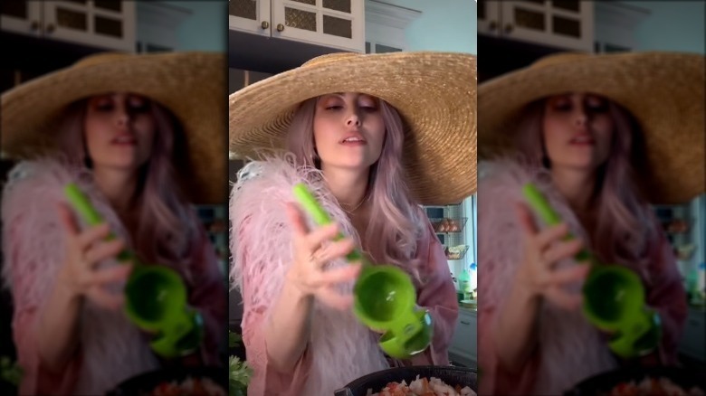 Screenshot from the Glam Guacamole video