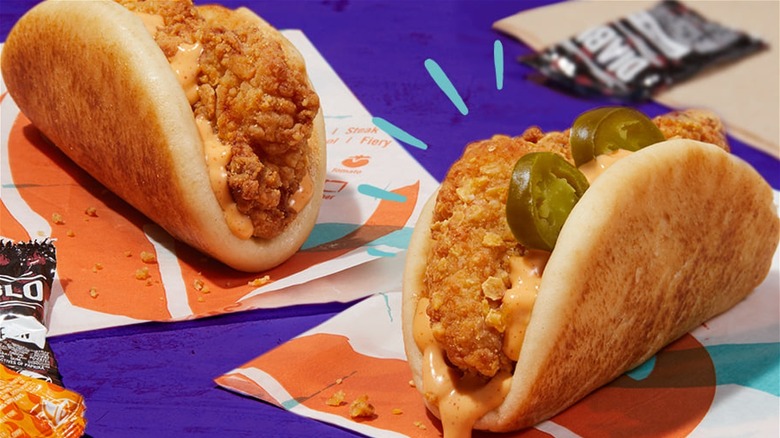 taco bell Crispy Chicken Sandwich Tacos