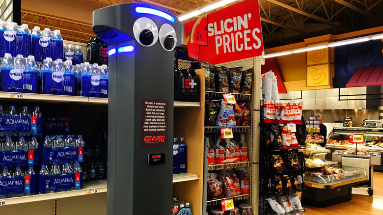 Robot in Grocery Store