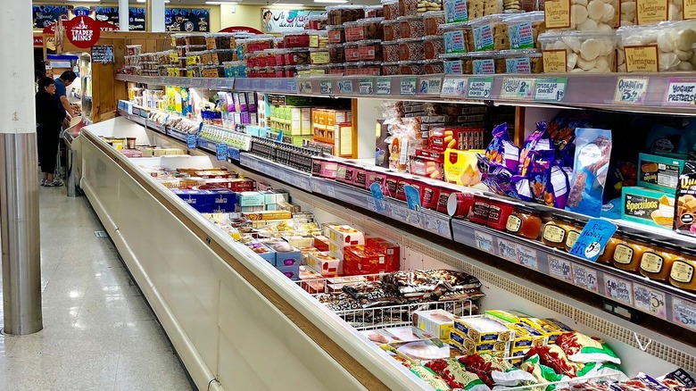 Freezer inside Trader Joe's