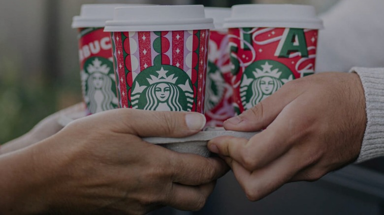 Starbucks holiday cups