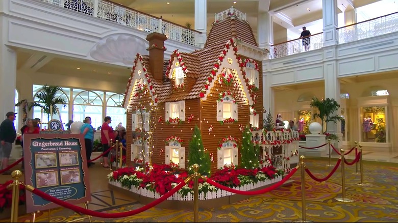 Visiting Disney World's gingerbread houses