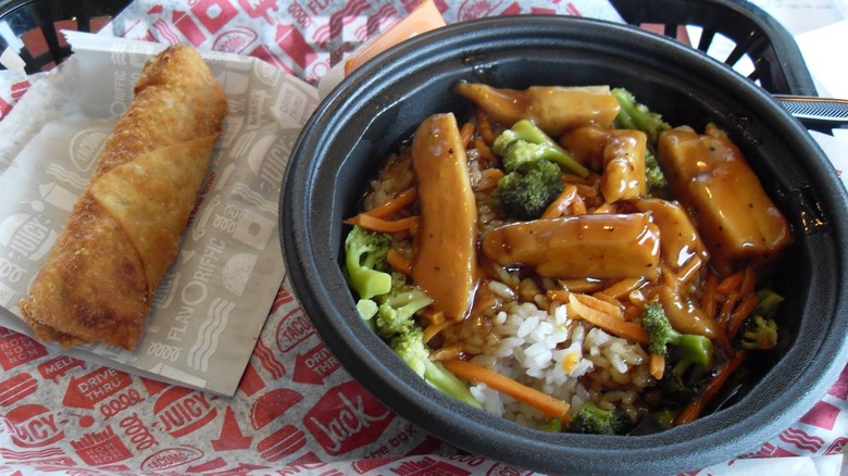 Jack in the Box chicken bowl