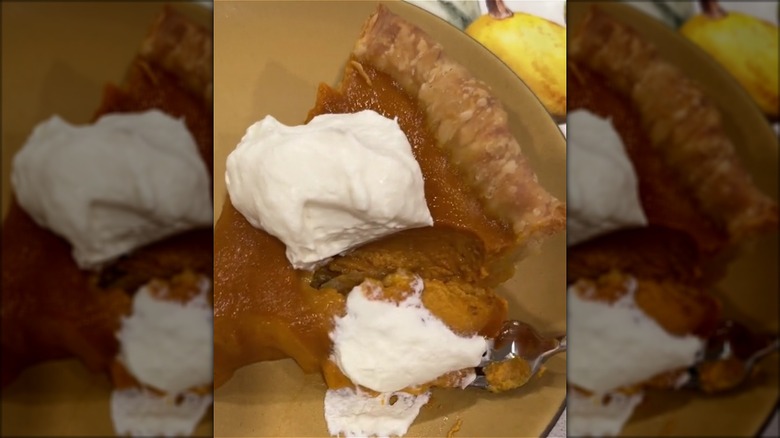 Emily Mariko's raw pumpkin pie