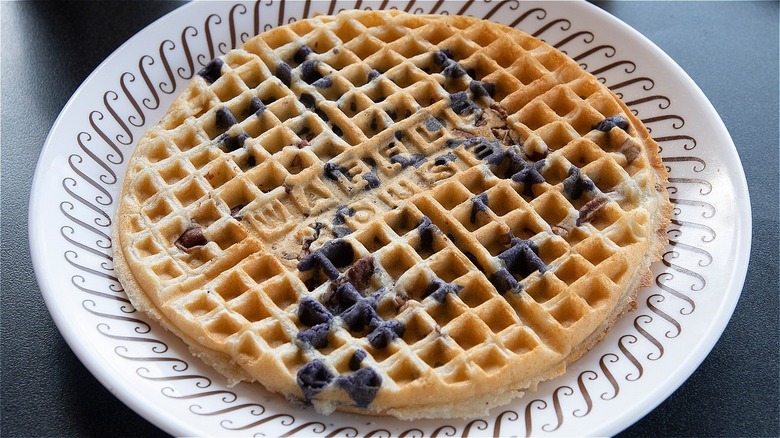 Blueberry waffle