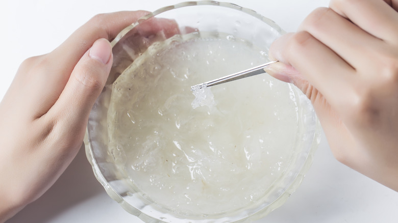 clear soup bowl