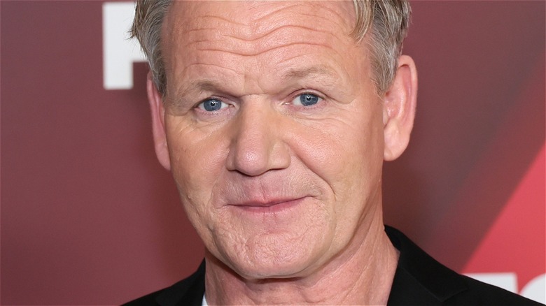 close up of gordon ramsay's face